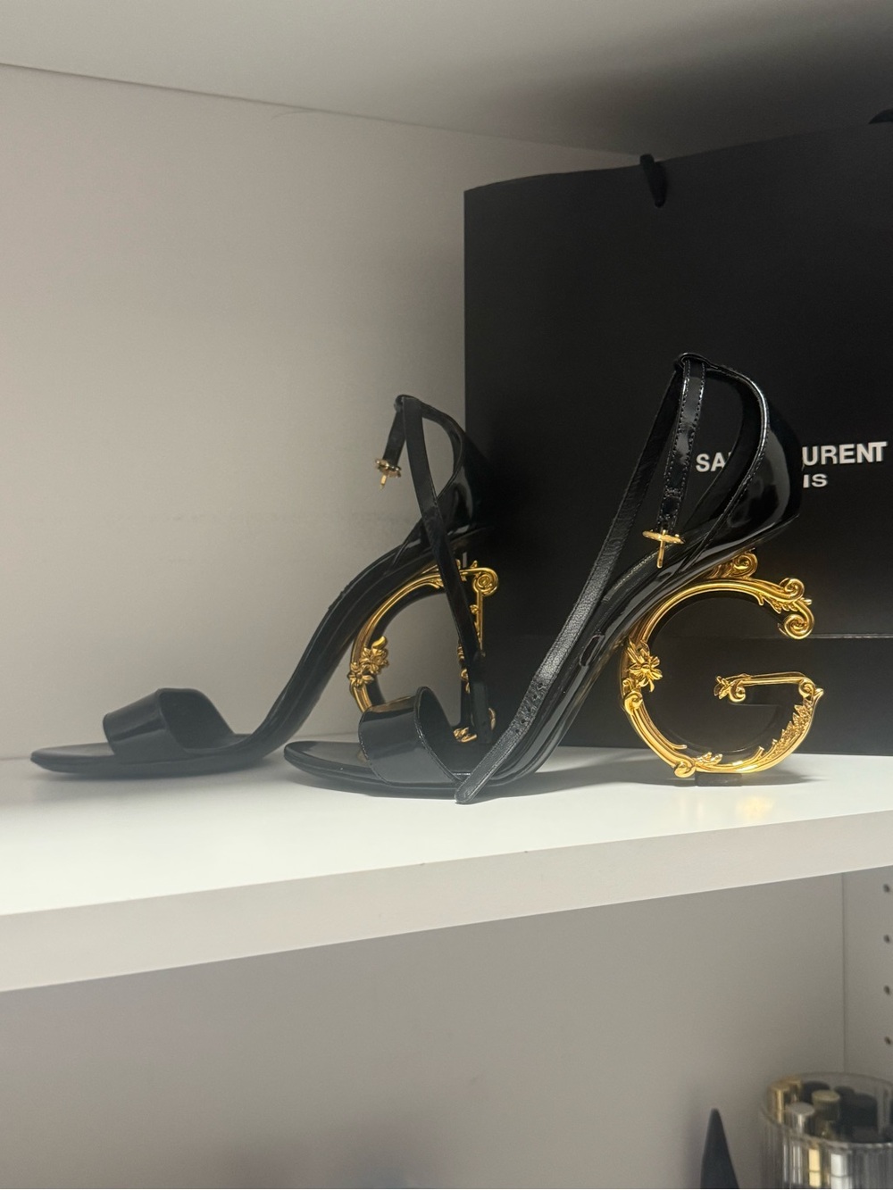 Sleek Dolce and Gabbana Open-Toed Heel
